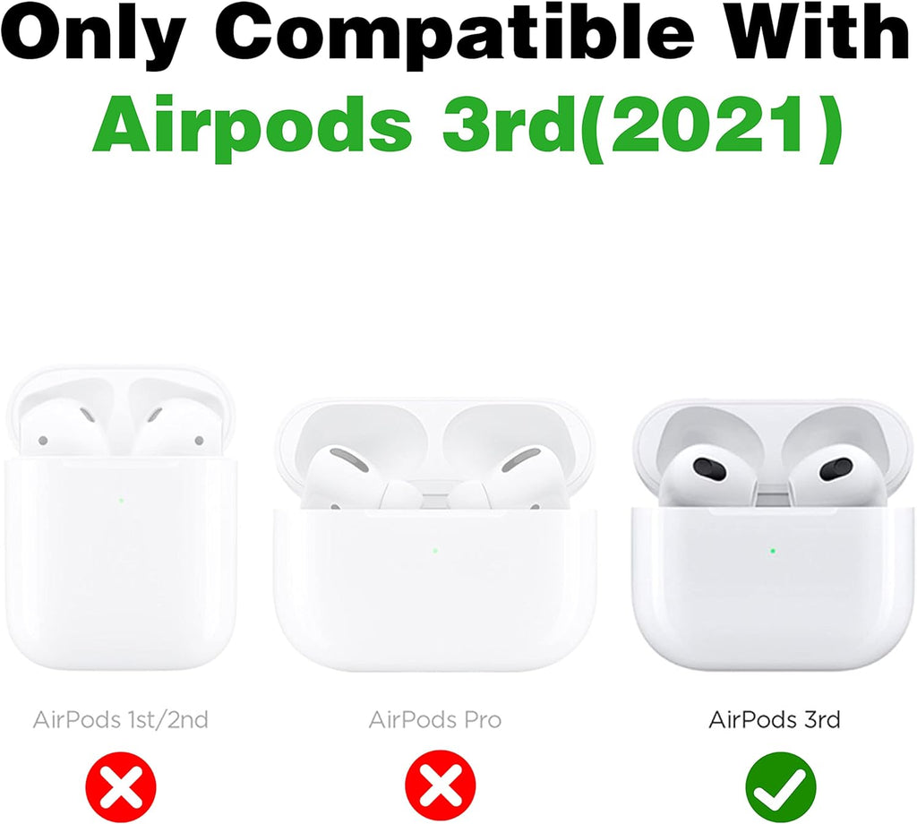 Case for Airpods 3 3Rd Generation Cute Soft Silicone 3D Funny Fun for Air Pod 3 (2021) Cover Unique Fashion Food Design Skin Cartoon Ring Kits Cases for Kids Boys Girls Teen (Cup Noodle)